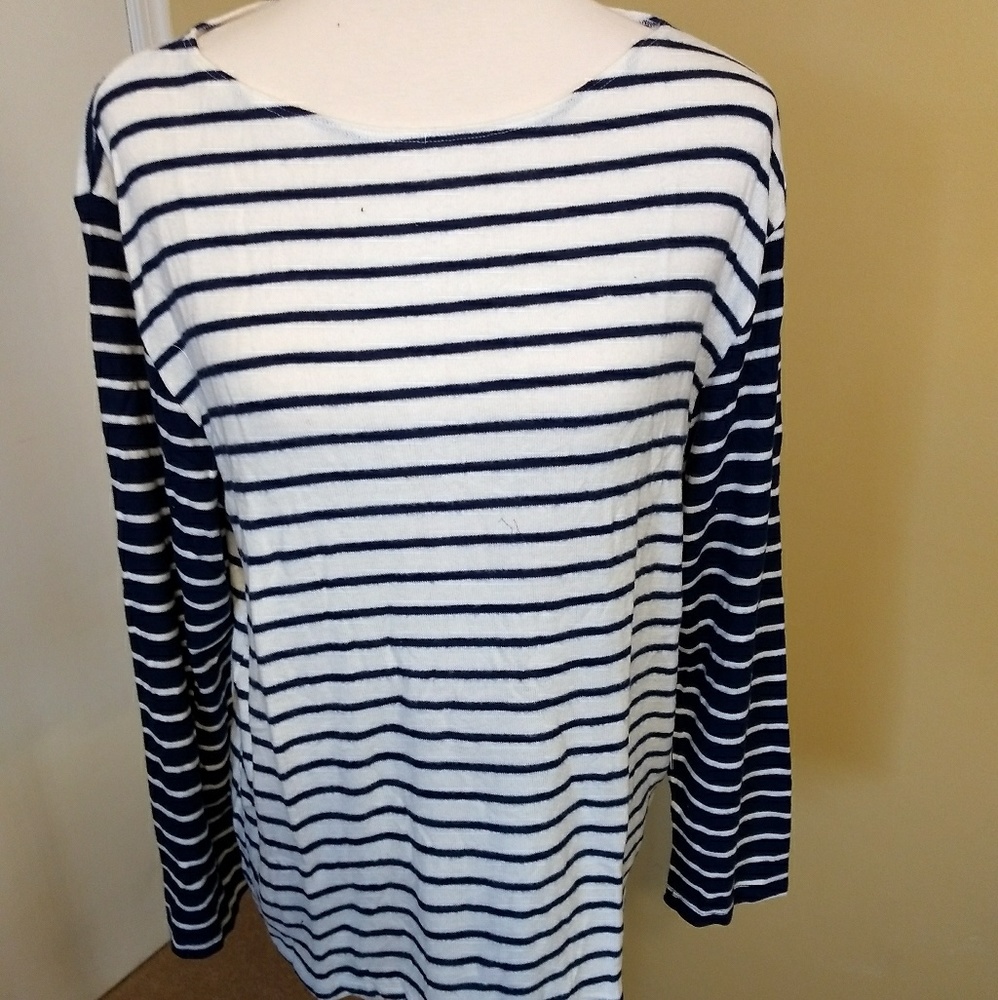 Hye park & lune LS tee shirt top sz 3 NWT *J